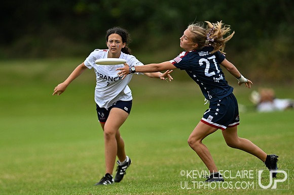 USA vs France U20 Women's - WJUC Thursday Round 2