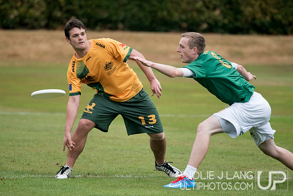 Ireland U23 Open vs Australia U23 Open - Day 2 - Pool Play - Wor