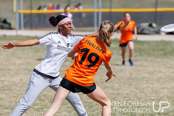 Action from "The Alana" Ultimate Tournament.