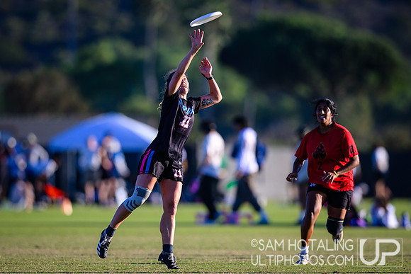 Flipside vs Seattle Riot in women’s placement play during Club Championships at Surf Cup Sports Park