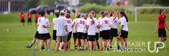 Sunday U19 Girls Semifinal - 2015 USAU Youth Club Championships