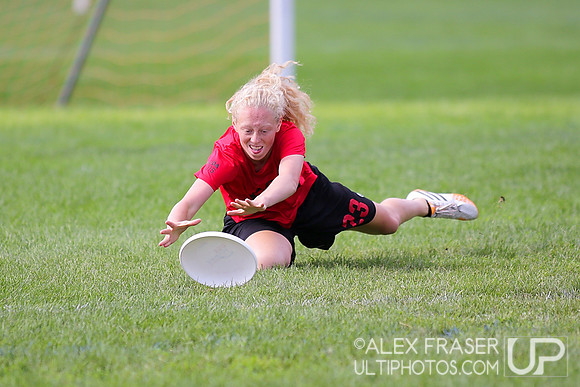 Sunday U19 Girls Semifinal - 2015 USAU Youth Club Championships