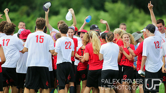 Sunday U19 Girls Semifinal - 2015 USAU Youth Club Championships