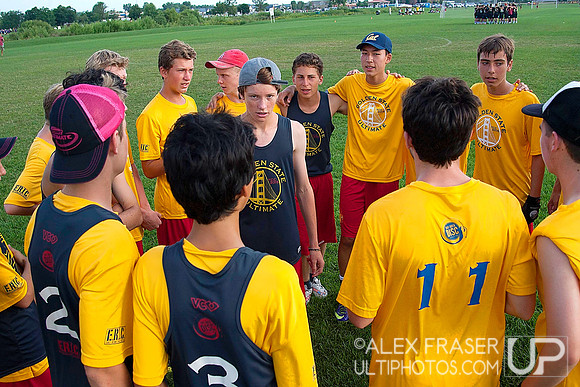 Sunday U16 Boys Semifinal - 2015 USAU Youth Club Championships