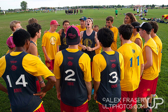 Sunday U16 Boys Semifinal - 2015 USAU Youth Club Championships
