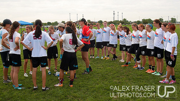 Sunday U19 Girls Semifinal - 2015 USAU Youth Club Championships
