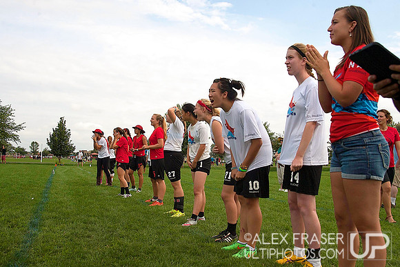 Sunday U19 Girls Semifinal - 2015 USAU Youth Club Championships
