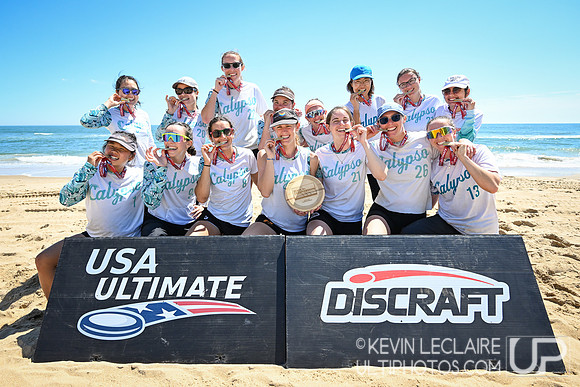 Calypso Women's 2nd Place Team Photo - 2026 USA Ultimate Beach C