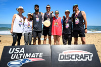 Beach Bulls Mixed 2nd Place Team Photo - 2026 USA Ultimate Beach