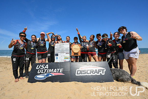 Blackwidows Women's Champion Team Photo - 2026 USA Ultimate Beac