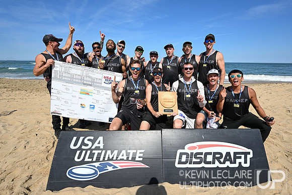 Banner FC Men's Masters Champions Team Photo - 2026 USA Ultimate