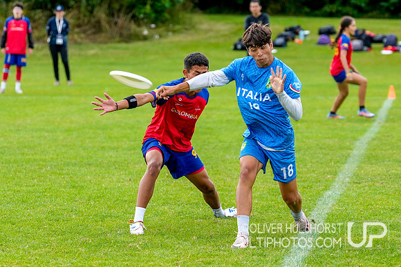 Colombia U20 Mixed v Italy U20 Mixed WJUC Thursday Round 4