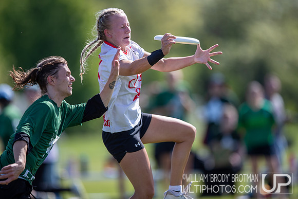 Day 1 at the  2026 USAU D-III College Championships