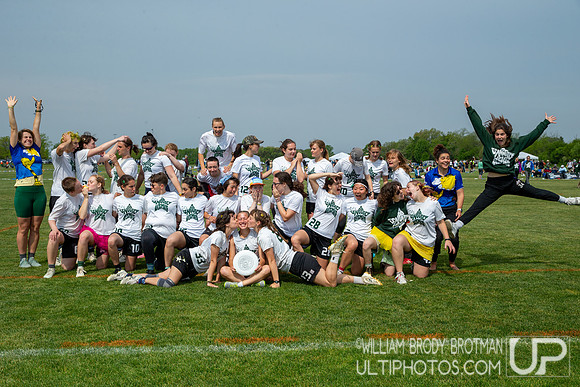 Day 2 at the 2026 USAU D-III College Championships