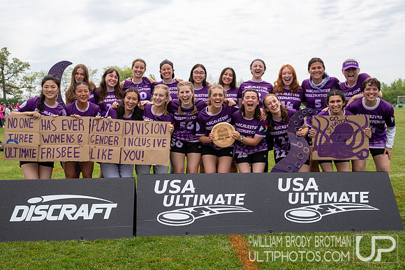 Day 3 at the 2026 USAU D-III College Championships