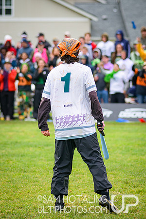 Lewis & Clark Bacchus vs Middlebury Pranksters (M) in finals at USAU D-III College Championships