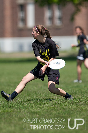 Girls Division, Saturday -- 2012 USAU HS Northeasterns