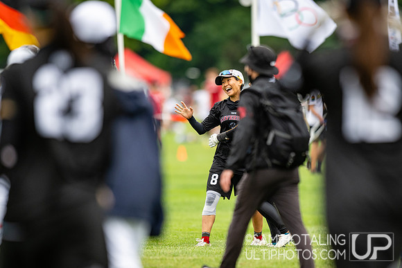 TOKYO Mavericks vs MUD in pool play at World Ultimate Club Championships
