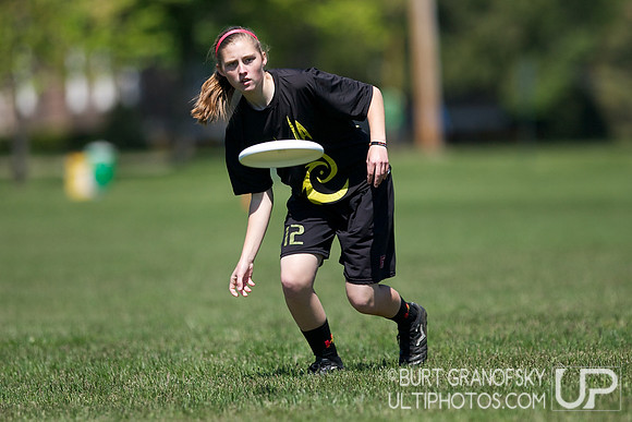 Girls Division, Saturday -- 2012 USAU HS Northeasterns