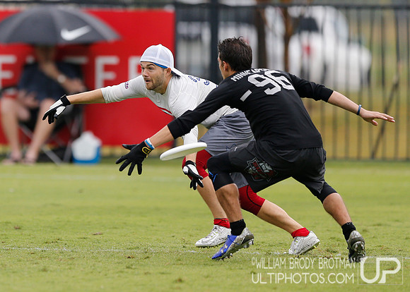 Day 1 of the 2015 USA Ultimate Nationals Championships