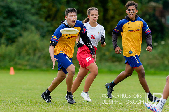 Colombia U20 Mixed v Hungary U20 Mixed WJUC Thursday Round 2