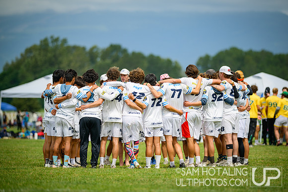 Pool play at USAU D-I College Championships