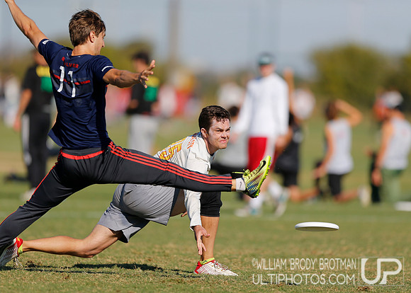 Day 2 of the 2015 USA Ultimate Nationals Championships