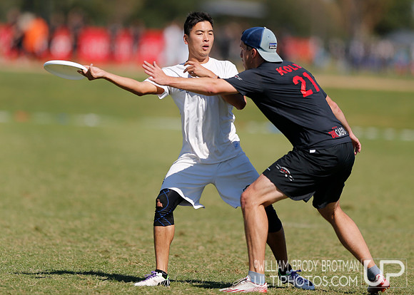 Day 2 of the 2015 USA Ultimate Nationals Championships