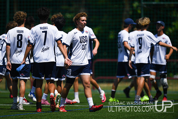U20 World Junior Ultimate Championships in Logroño, Spain, July 11-18.
