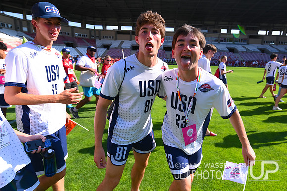 U20 World Junior Ultimate Championships in Logroño, Spain, July 11-18.
