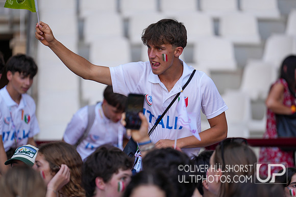 U20 World Junior Ultimate Championships in Logroño, Spain, July 11-18.