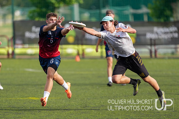 U20 World Junior Ultimate Championships in Logroño, Spain, July 11-18.