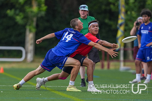 U20 World Junior Ultimate Championships in Logroño, Spain, July 11-18.