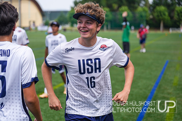 U20 World Junior Ultimate Championships in Logroño, Spain, July 11-18.