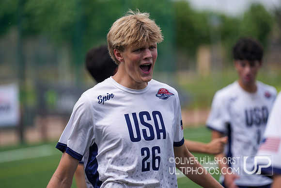 U20 World Junior Ultimate Championships in Logroño, Spain, July 11-18.