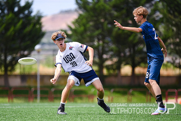 U20 World Junior Ultimate Championships in Logroño, Spain, July 11-18.