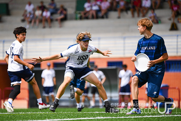 U20 World Junior Ultimate Championships in Logroño, Spain, July 11-18.
