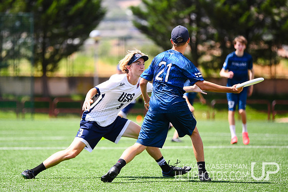 U20 World Junior Ultimate Championships in Logroño, Spain, July 11-18.