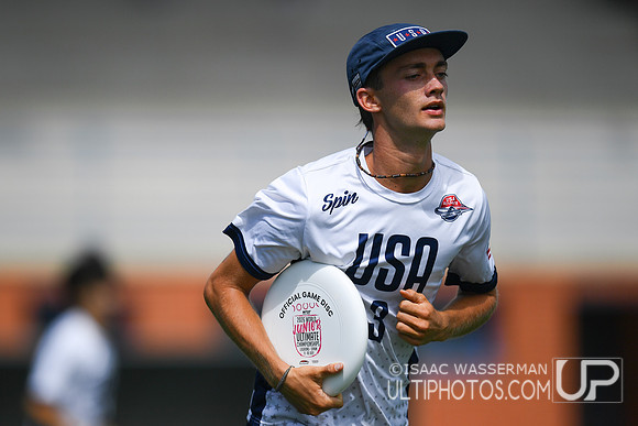 U20 World Junior Ultimate Championships in Logroño, Spain, July 11-18.