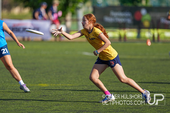 U20 World Junior Ultimate Championships in Logroño, Spain, July 11-18.