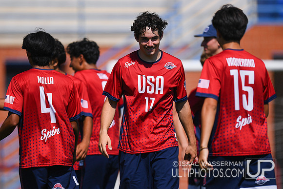 U20 World Junior Ultimate Championships in Logroño, Spain, July 11-18.