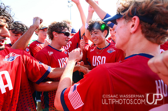 U20 World Junior Ultimate Championships in Logroño, Spain, July 11-18.