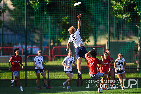 U20 World Junior Ultimate Championships in Logroño, Spain, July 11-18.