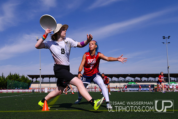 U20 World Junior Ultimate Championships in Logroño, Spain, July 11-18.