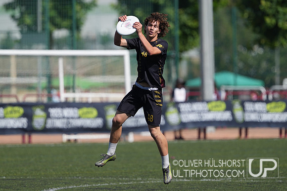 U20 World Junior Ultimate Championships in Logroño, Spain, July 11-18.
