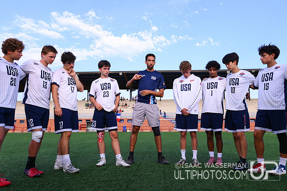 U20 World Junior Ultimate Championships in Logroño, Spain, July 11-18.