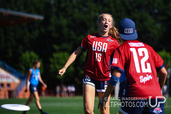 U20 World Junior Ultimate Championships in Logroño, Spain, July 11-18.