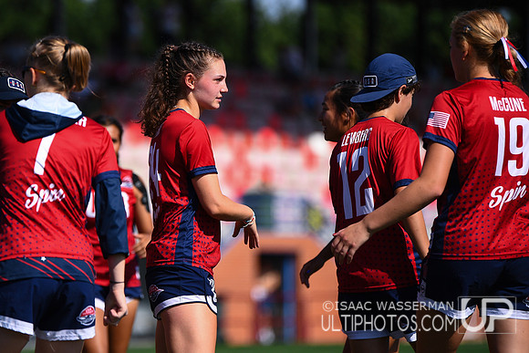 U20 World Junior Ultimate Championships in Logroño, Spain, July 11-18.