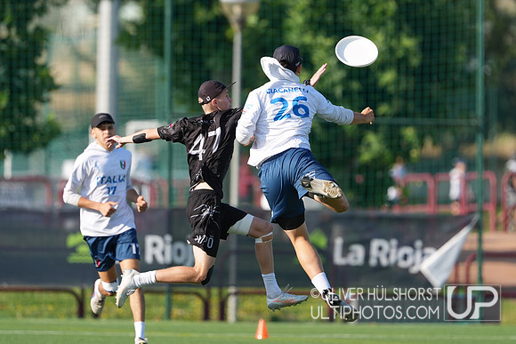 U20 World Junior Ultimate Championships in Logroño, Spain, July 11-18.