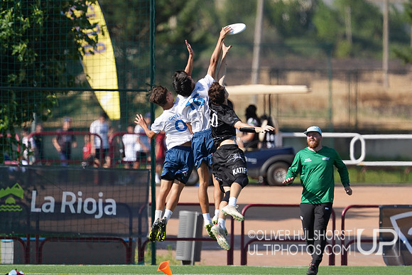 U20 World Junior Ultimate Championships in Logroño, Spain, July 11-18.